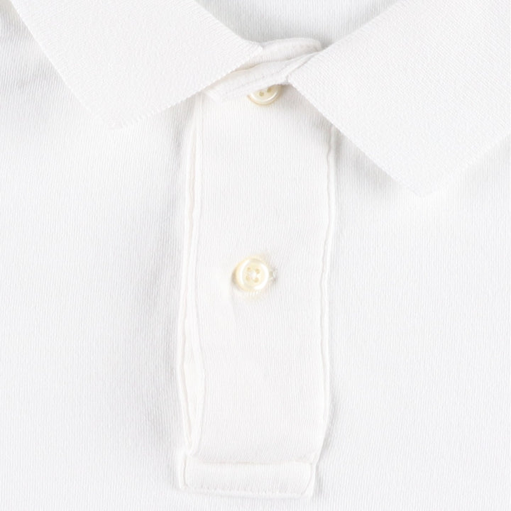 Ralph Lauren POLO by Ralph Lauren short sleeve polo shirt, men's size L cotton white type Vintage Second Hand