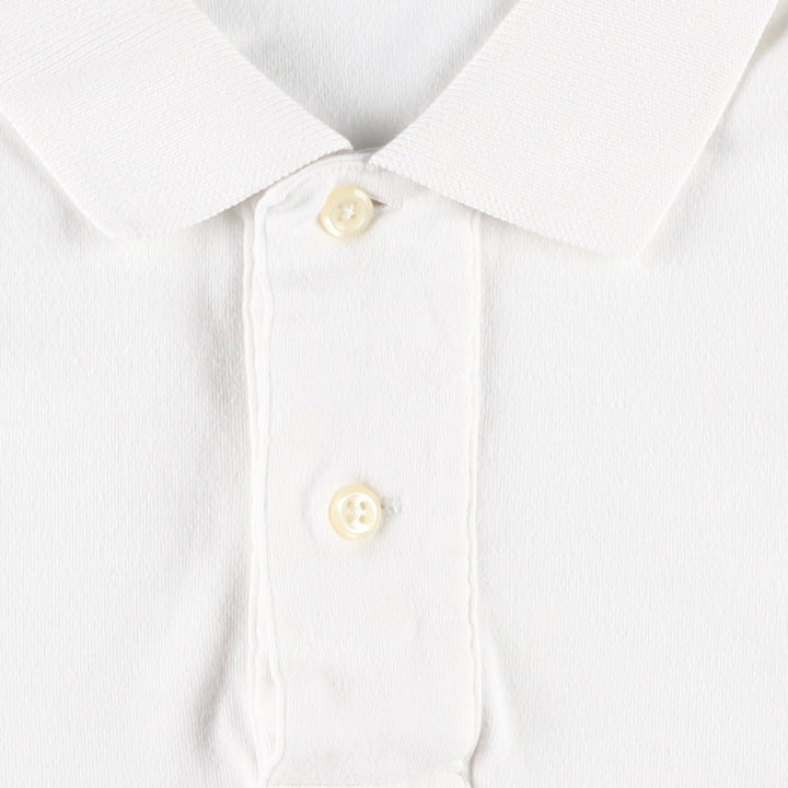 Ralph Lauren POLO by Ralph Lauren short sleeve polo shirt, men's size L cotton white type Vintage Second Hand