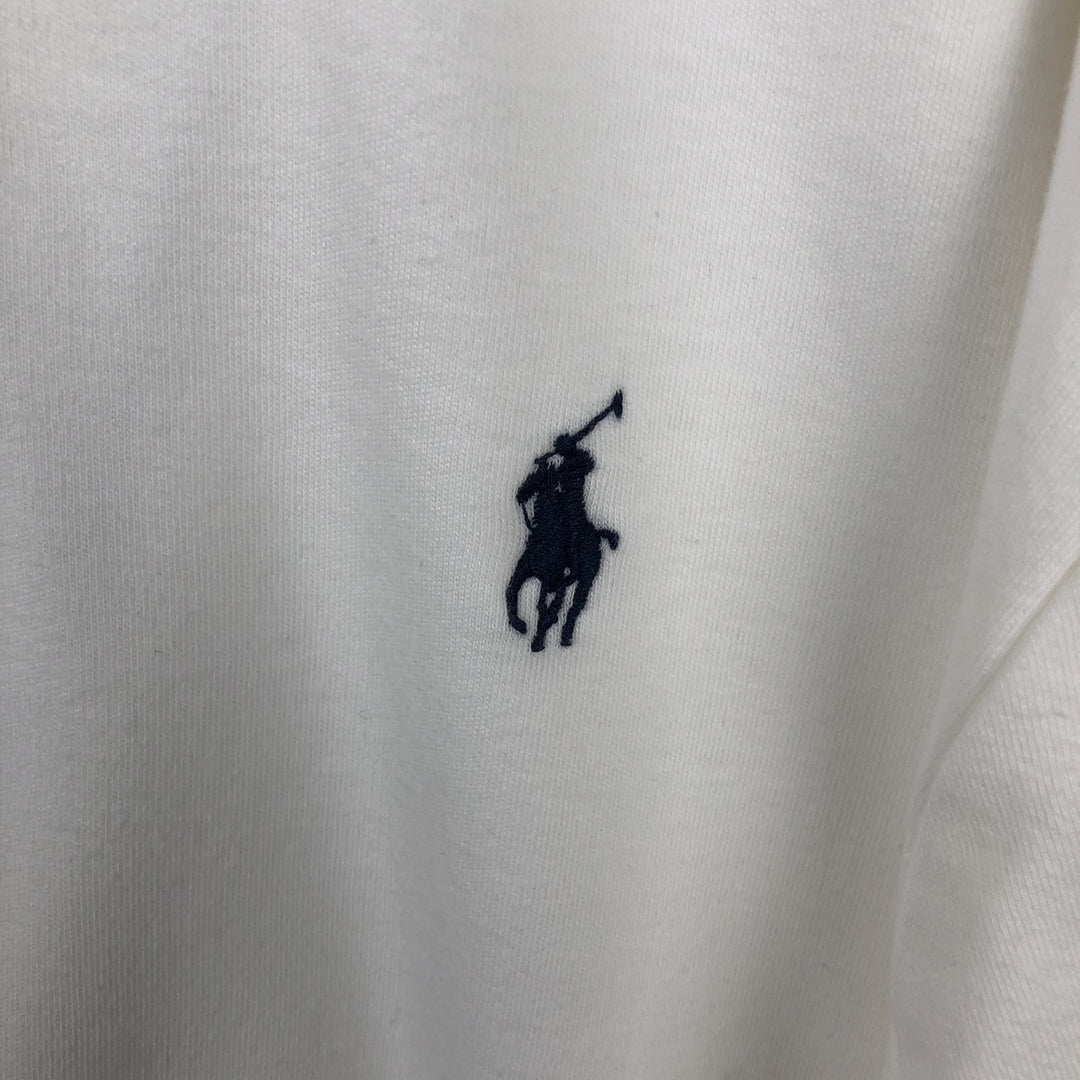 Ralph Lauren POLO by Ralph Lauren short sleeve polo shirt, men's XL size cotton white type Vintage Second Hand