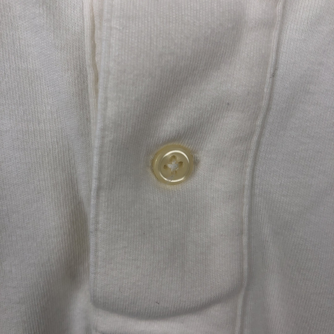 Ralph Lauren POLO by Ralph Lauren short sleeve polo shirt, men's XL size cotton white type Vintage Second Hand