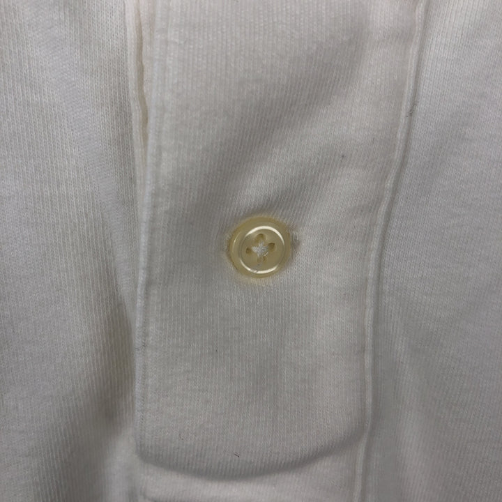 Ralph Lauren POLO by Ralph Lauren short sleeve polo shirt, men's XL size cotton white type Vintage Second Hand