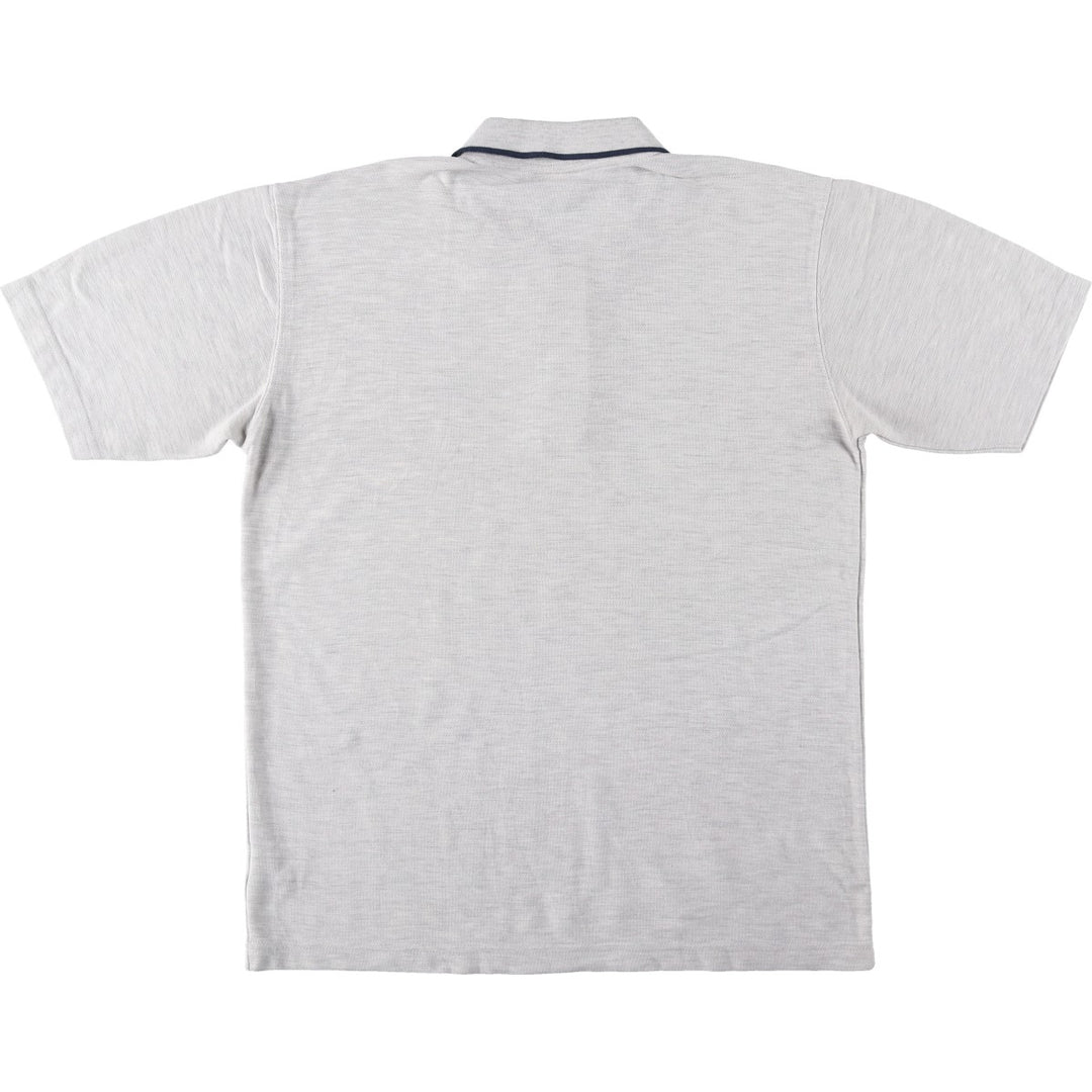 UMBRO short sleeve polo shirt, men's size M polyester gray type Vintage Second Hand
