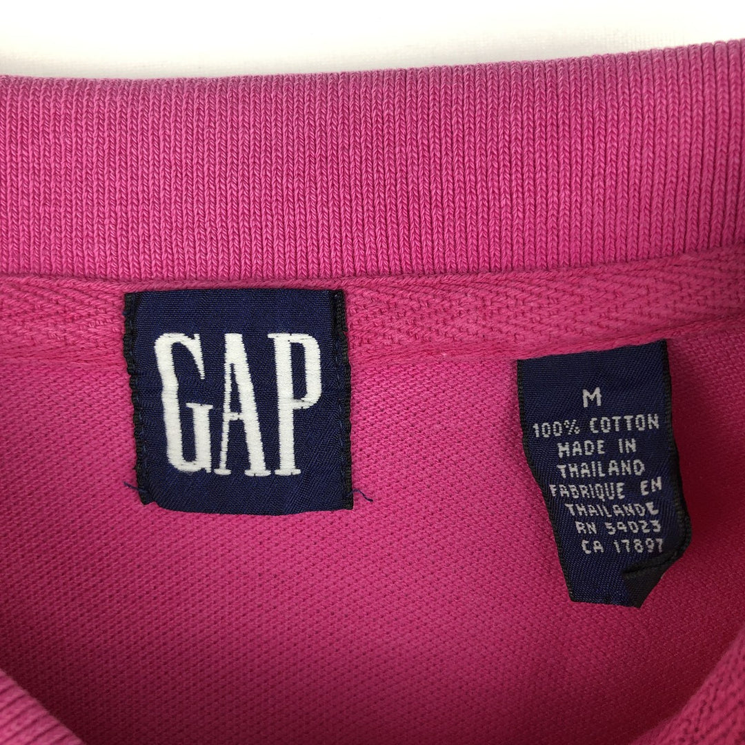 90'S GAP Old Gap Short-Sleeve Polo Shirt, Men's Size M (Equivalent), Vintage cotton purple type Vintage Second Hand