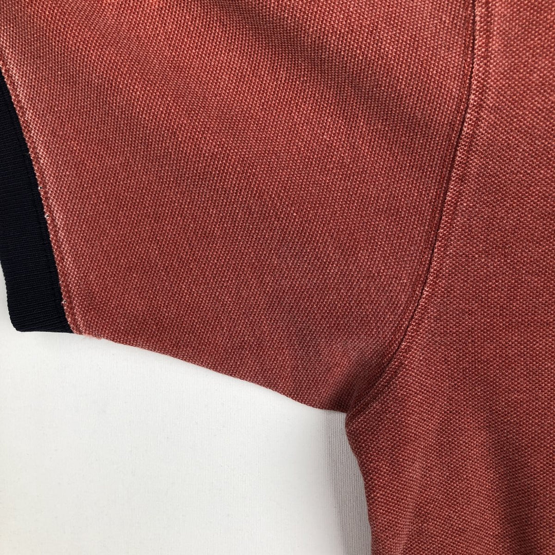 90'S LLBean Short-Sleeve Polo Shirt, Men's Size XL (Equivalent), Vintage cotton red type Vintage Second Hand