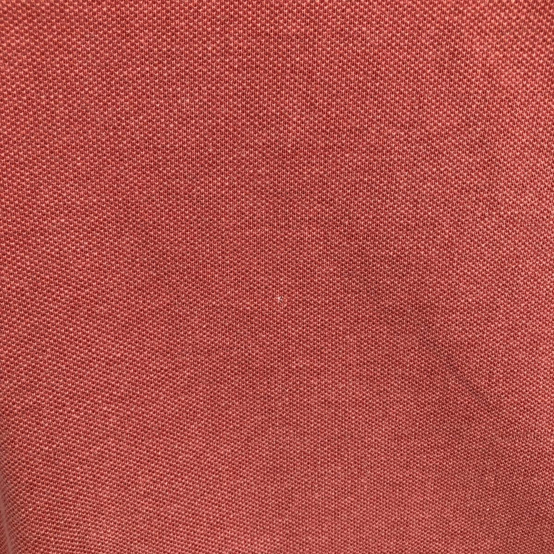 90'S LLBean Short-Sleeve Polo Shirt, Men's Size XL (Equivalent), Vintage cotton red type Vintage Second Hand