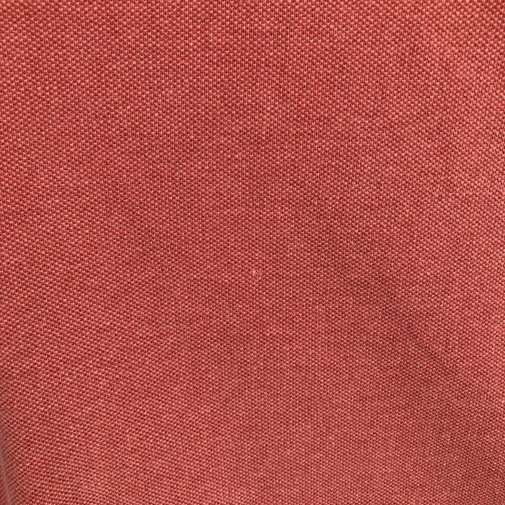 90'S LLBean Short-Sleeve Polo Shirt, Men's Size XL (Equivalent), Vintage cotton red type Vintage Second Hand