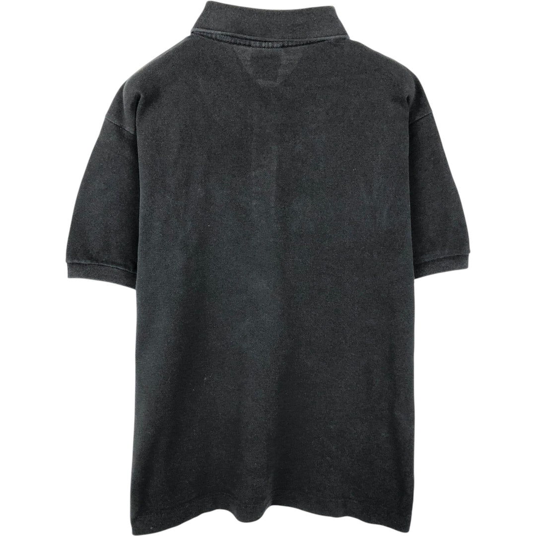 Lacoste LACOSTE French design short sleeve polo shirt size 5, men's L size cotton black type Vintage Second Hand