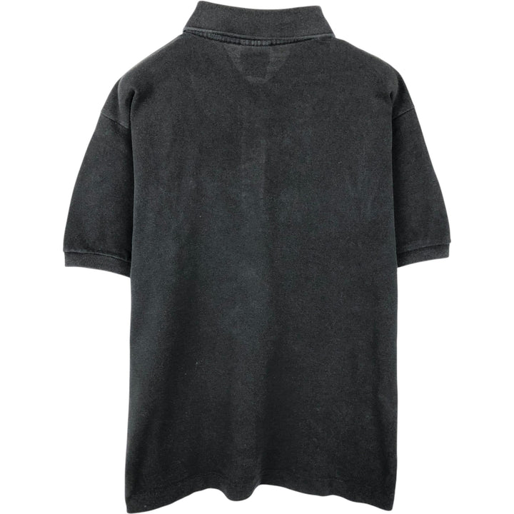 Lacoste LACOSTE French design short sleeve polo shirt size 5, men's L size cotton black type Vintage Second Hand