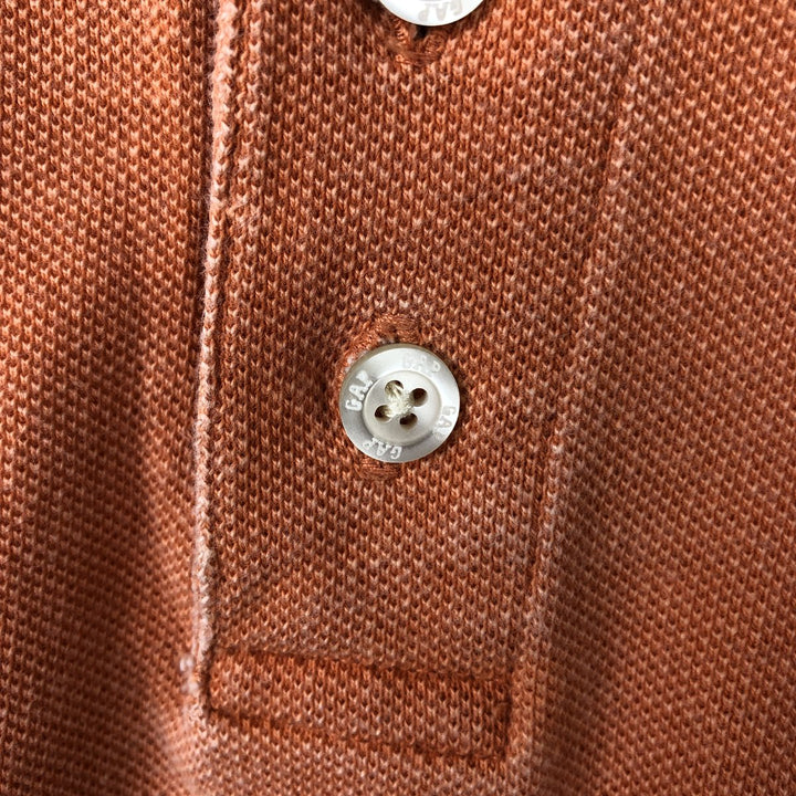 90'S GAP Old Gap Short-Sleeve Polo Shirt, Men's Size M (Equivalent), Vintage cotton orange type Vintage Second Hand