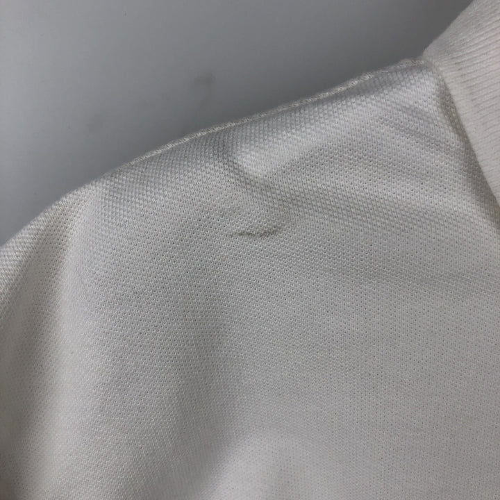 Ralph Lauren POLO by Ralph Lauren CUSTOM FIT Big Pony Short Sleeve Polo Shirt Men's XL cotton white type Vintage Second Hand