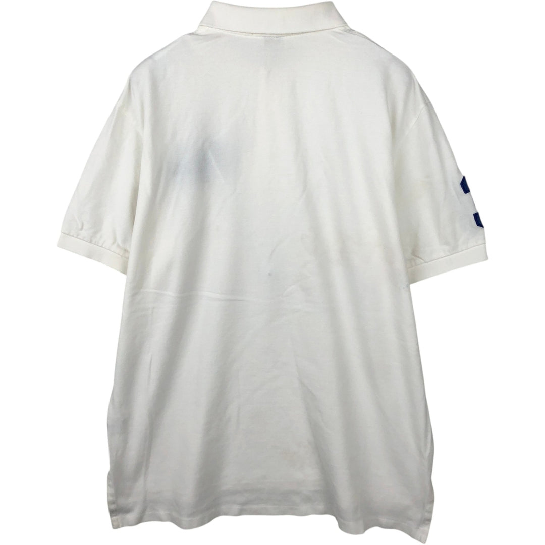 Ralph Lauren POLO by Ralph Lauren Double Pony Short Sleeve Polo Shirt Men's XL cotton white type Vintage Second Hand