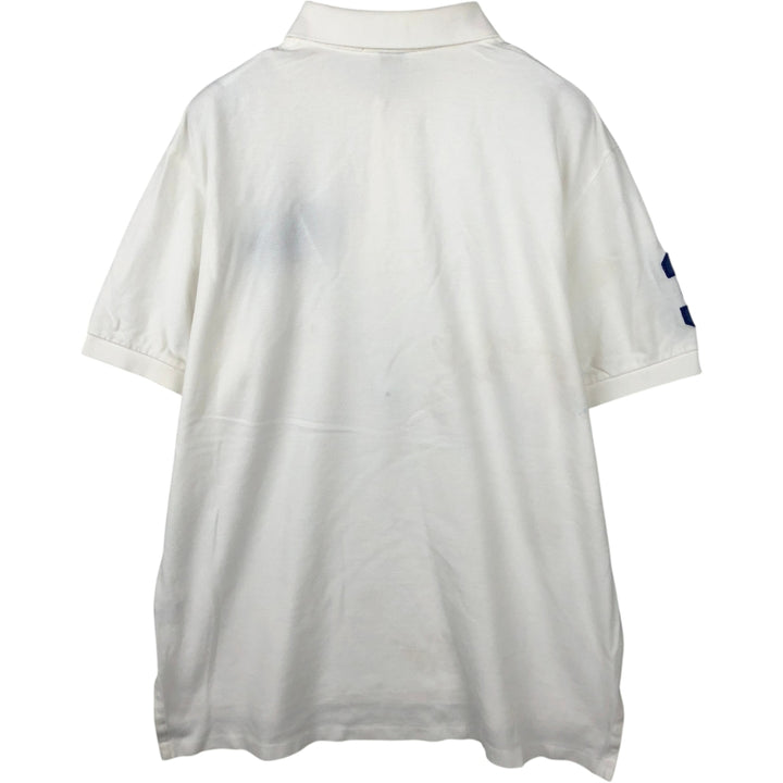 Ralph Lauren POLO by Ralph Lauren Double Pony Short Sleeve Polo Shirt Men's XL cotton white type Vintage Second Hand