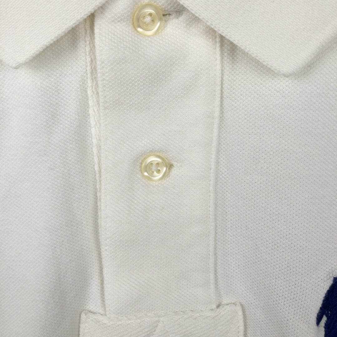 Ralph Lauren POLO by Ralph Lauren Double Pony Short Sleeve Polo Shirt Men's XL cotton white type Vintage Second Hand
