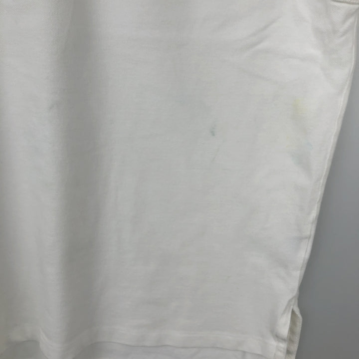 Ralph Lauren POLO by Ralph Lauren Double Pony Short Sleeve Polo Shirt Men's XL cotton white type Vintage Second Hand