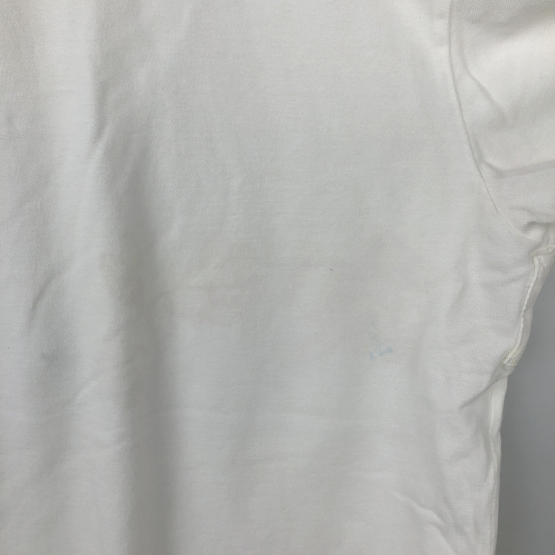 Ralph Lauren POLO by Ralph Lauren Double Pony Short Sleeve Polo Shirt Men's XL cotton white type Vintage Second Hand