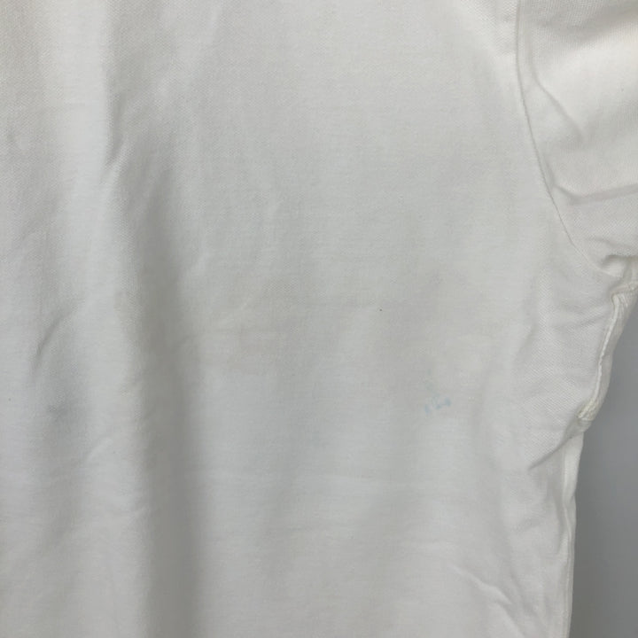 Ralph Lauren POLO by Ralph Lauren Double Pony Short Sleeve Polo Shirt Men's XL cotton white type Vintage Second Hand