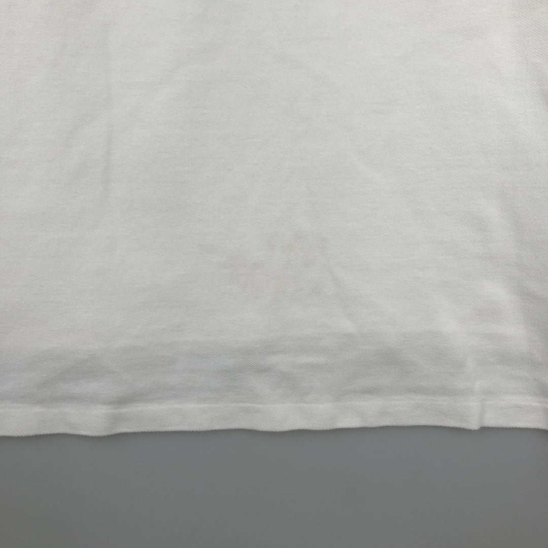 Ralph Lauren POLO by Ralph Lauren Double Pony Short Sleeve Polo Shirt Men's XL cotton white type Vintage Second Hand