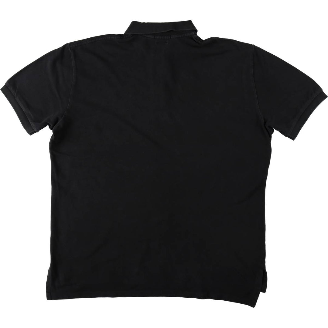Ralph Lauren POLO RALPH LAUREN CLASSIC FIT short sleeve polo shirt men's XL equivalent cotton black type Vintage Second Hand