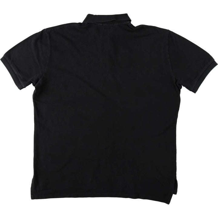 Ralph Lauren POLO RALPH LAUREN CLASSIC FIT short sleeve polo shirt men's XL equivalent cotton black type Vintage Second Hand