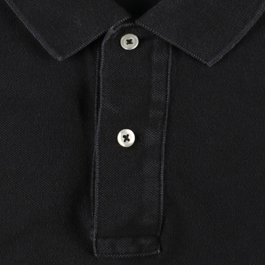 Ralph Lauren POLO RALPH LAUREN CLASSIC FIT short sleeve polo shirt men's XL equivalent cotton black type Vintage Second Hand