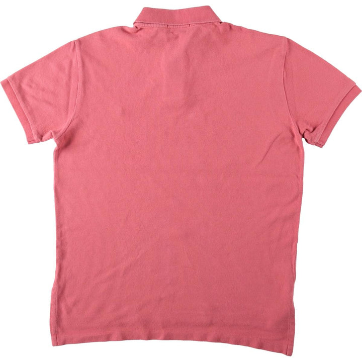 Ralph Lauren POLO RALPH LAUREN CUSTOM FIT short sleeve polo shirt men's M equivalent cotton pink type Vintage Second Hand