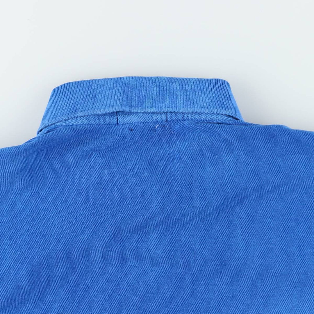 Ralph Lauren POLO RALPH LAUREN CLASSIC FIT Tie-Dye Pattern Short-Sleeve Polo Shirt (Men's Size XL) cotton blue type Vintage Second Hand
