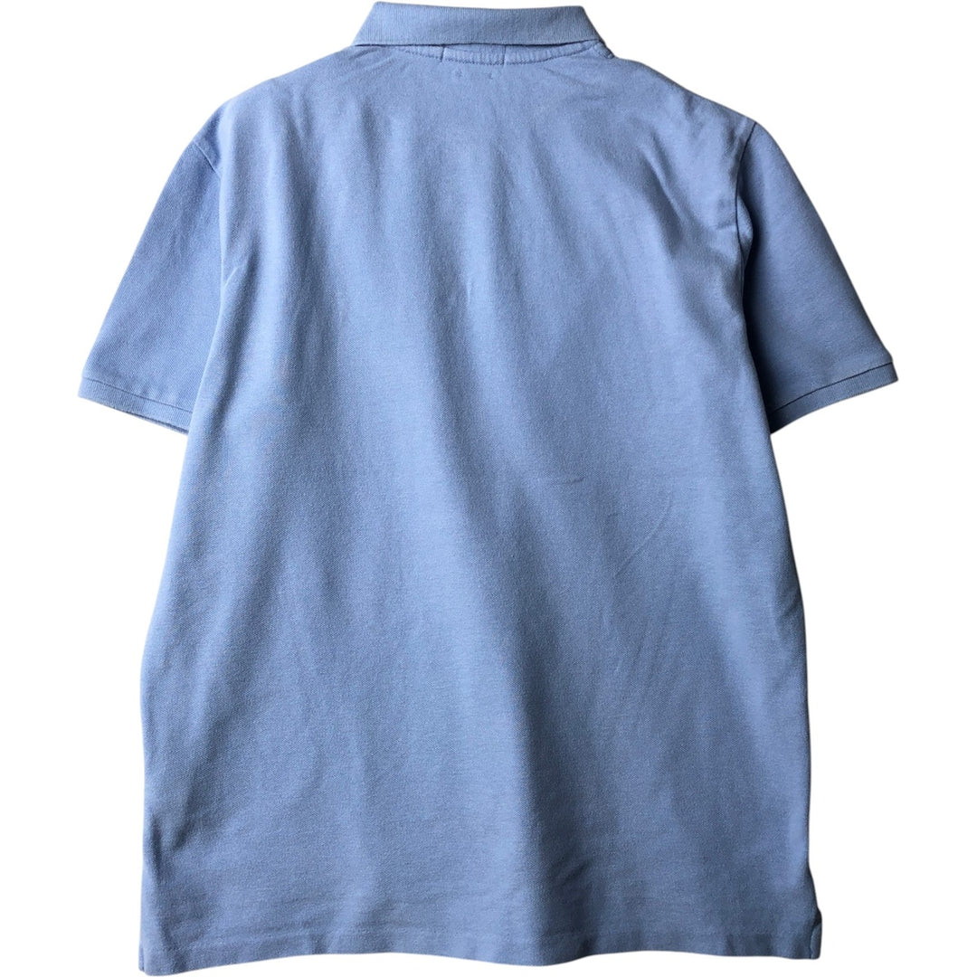 Ralph Lauren POLO RALPH LAUREN CLASSIC FIT short sleeve polo shirt, men's size M cotton Blue type light blue Vintage Second Hand