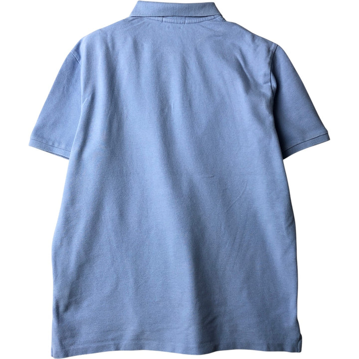 Ralph Lauren POLO RALPH LAUREN CLASSIC FIT short sleeve polo shirt, men's size M cotton Blue type light blue Vintage Second Hand