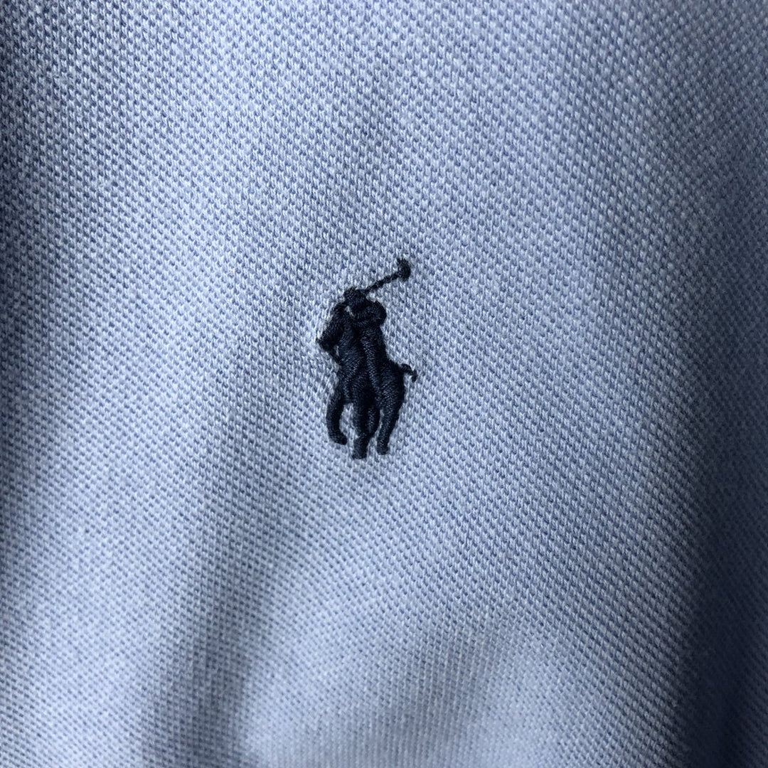 Ralph Lauren POLO RALPH LAUREN CLASSIC FIT short sleeve polo shirt, men's size M cotton Blue type light blue Vintage Second Hand