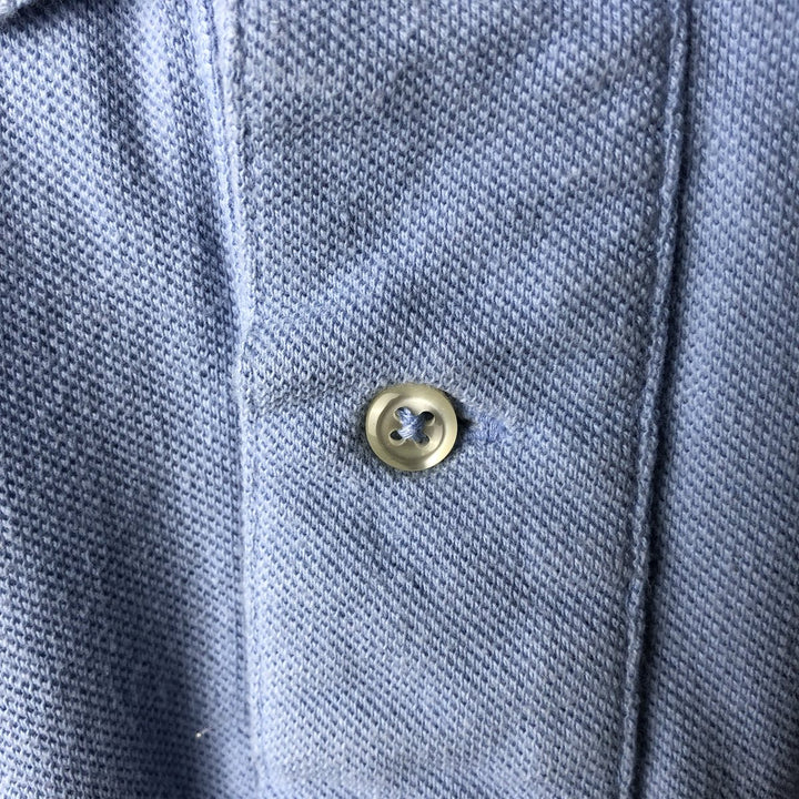 Ralph Lauren POLO RALPH LAUREN CLASSIC FIT short sleeve polo shirt, men's size M cotton Blue type light blue Vintage Second Hand