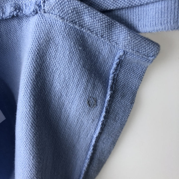 Ralph Lauren POLO RALPH LAUREN CLASSIC FIT short sleeve polo shirt, men's size M cotton Blue type light blue Vintage Second Hand