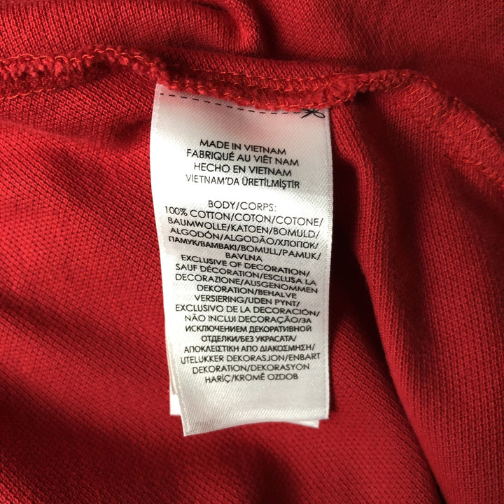Ralph Lauren POLO RALPH LAUREN CLASSIC FIT short sleeve polo shirt men's XL equivalent cotton red type Vintage Second Hand