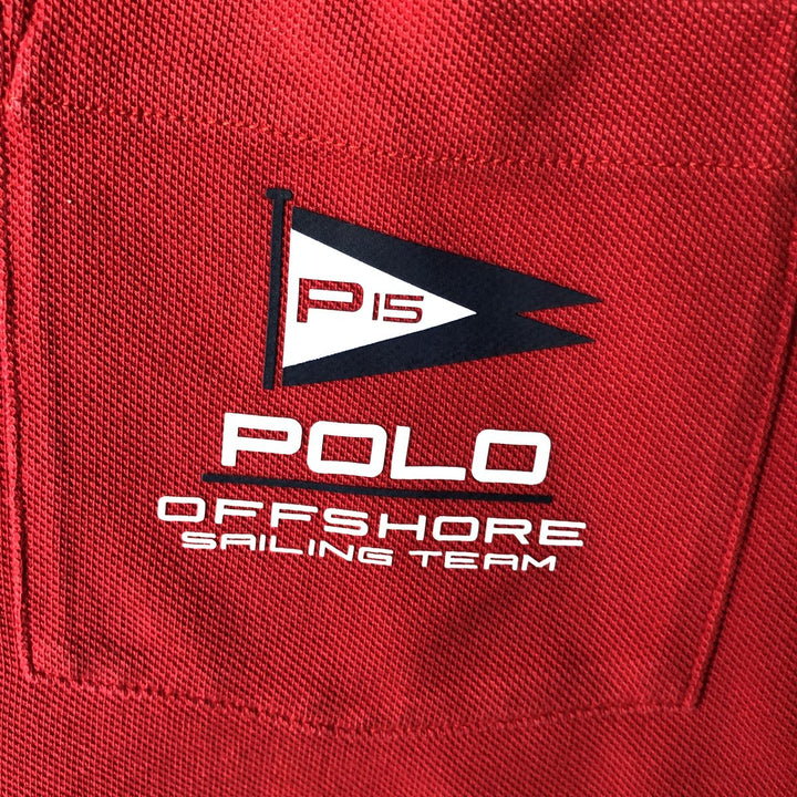 Ralph Lauren POLO RALPH LAUREN CLASSIC FIT short sleeve polo shirt men's XL equivalent cotton red type Vintage Second Hand