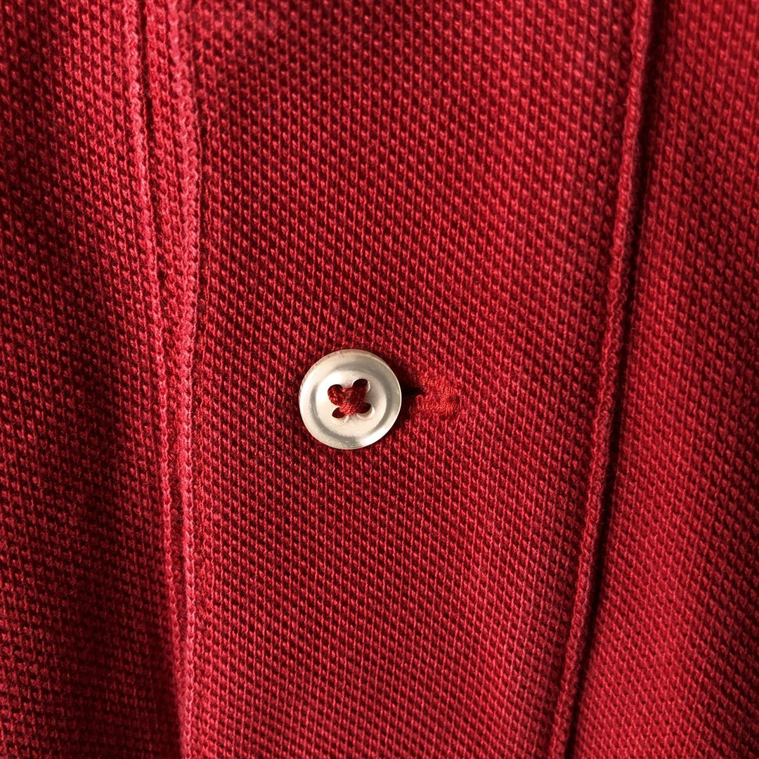 Ralph Lauren POLO RALPH LAUREN CLASSIC FIT short sleeve polo shirt men's XL equivalent cotton red type Vintage Second Hand