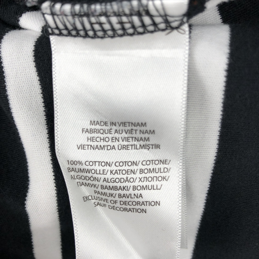 Ralph Lauren POLO RALPH LAUREN Short Sleeve Striped Polo Shirt Men's Size L cotton black type Vintage Second Hand