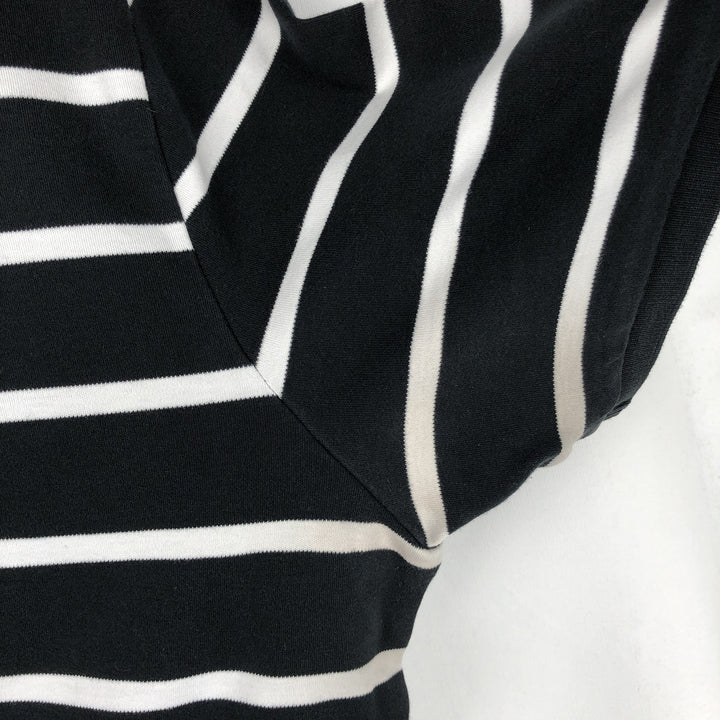 Ralph Lauren POLO RALPH LAUREN Short Sleeve Striped Polo Shirt Men's Size L cotton black type Vintage Second Hand
