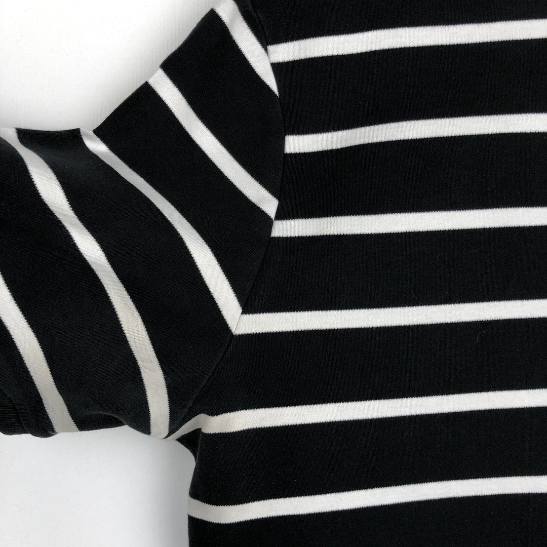 Ralph Lauren POLO RALPH LAUREN Short Sleeve Striped Polo Shirt Men's Size L cotton black type Vintage Second Hand