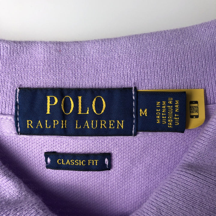 Ralph Lauren POLO RALPH LAUREN CLASSIC FIT Men's Size M (equivalent) cotton purple type Vintage Second Hand