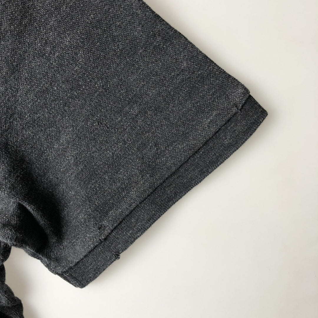 Ralph Lauren POLO RALPH LAUREN CLASSIC FIT short sleeve polo shirt men's XL equivalent cotton Charcoal Vintage Second Hand