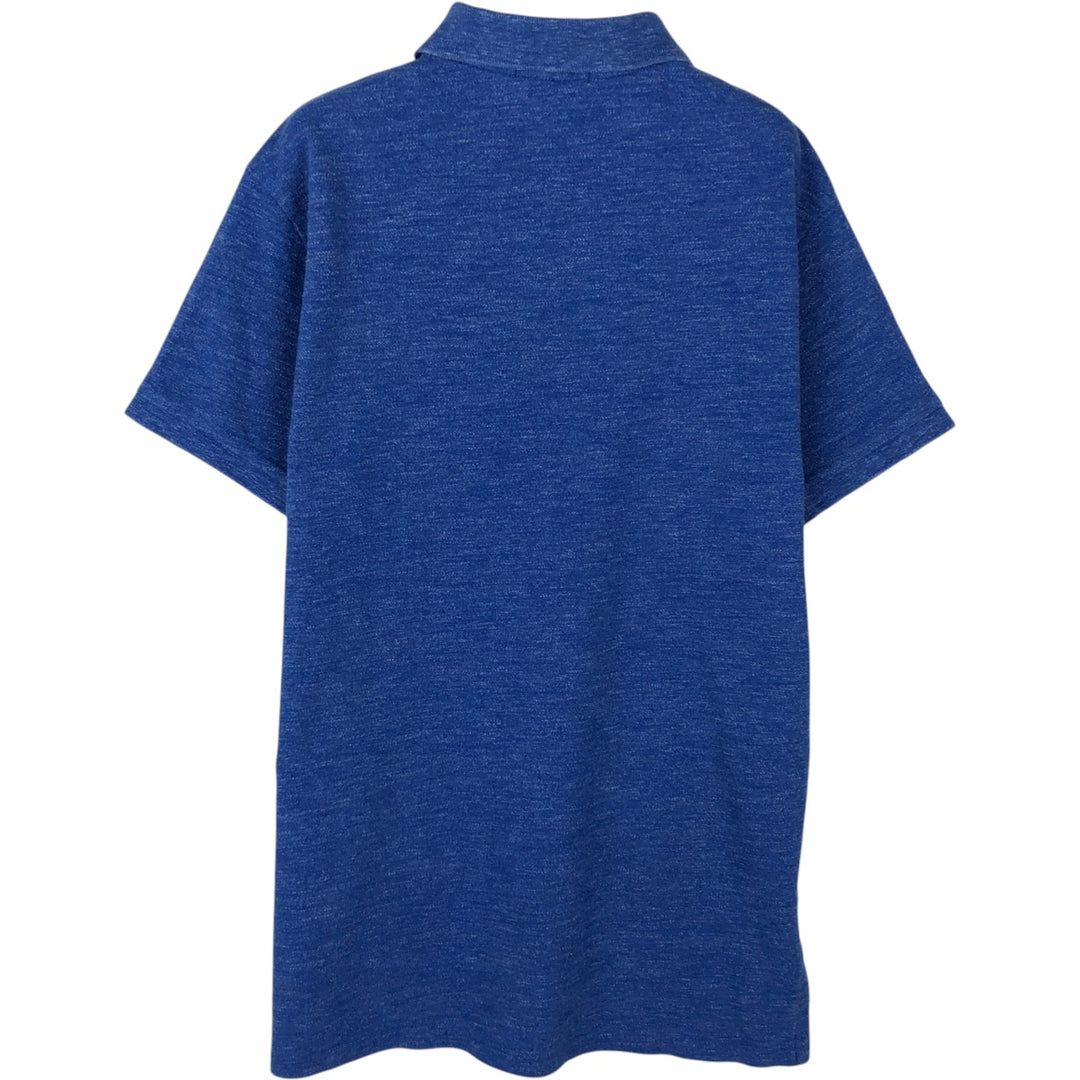 Ralph Lauren POLO RALPH LAUREN CUSTOM FIT short sleeve polo shirt men's M equivalent cotton blue type Vintage Second Hand