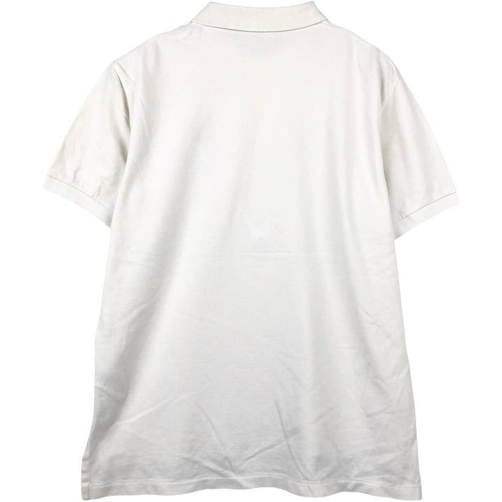 Ralph Lauren POLO by Ralph Lauren short sleeve polo shirt, men's size L cotton white type Vintage Second Hand