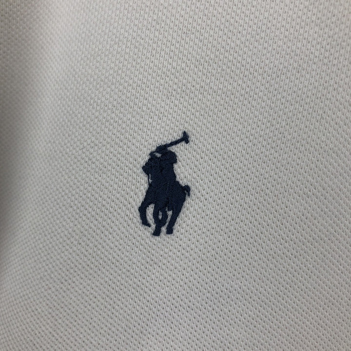 Ralph Lauren POLO by Ralph Lauren short sleeve polo shirt, men's size L cotton white type Vintage Second Hand