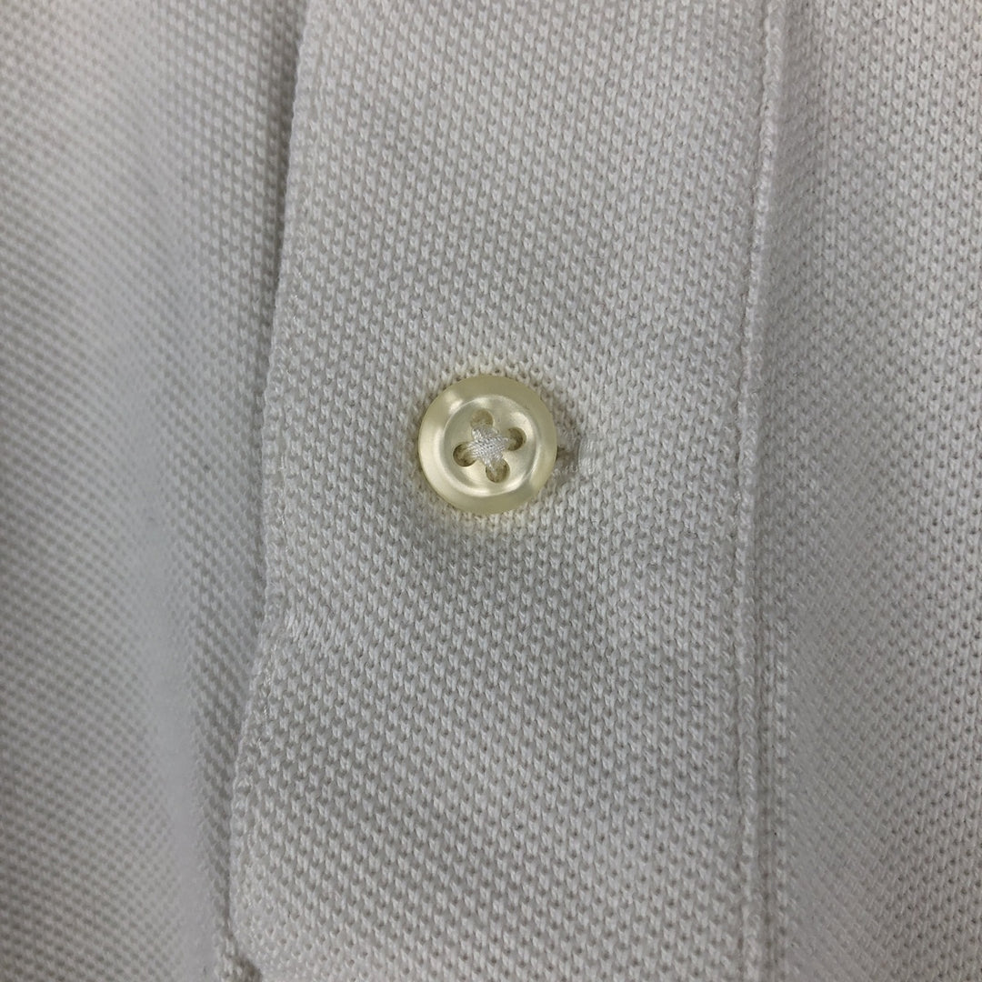 Ralph Lauren POLO by Ralph Lauren short sleeve polo shirt, men's size L cotton white type Vintage Second Hand
