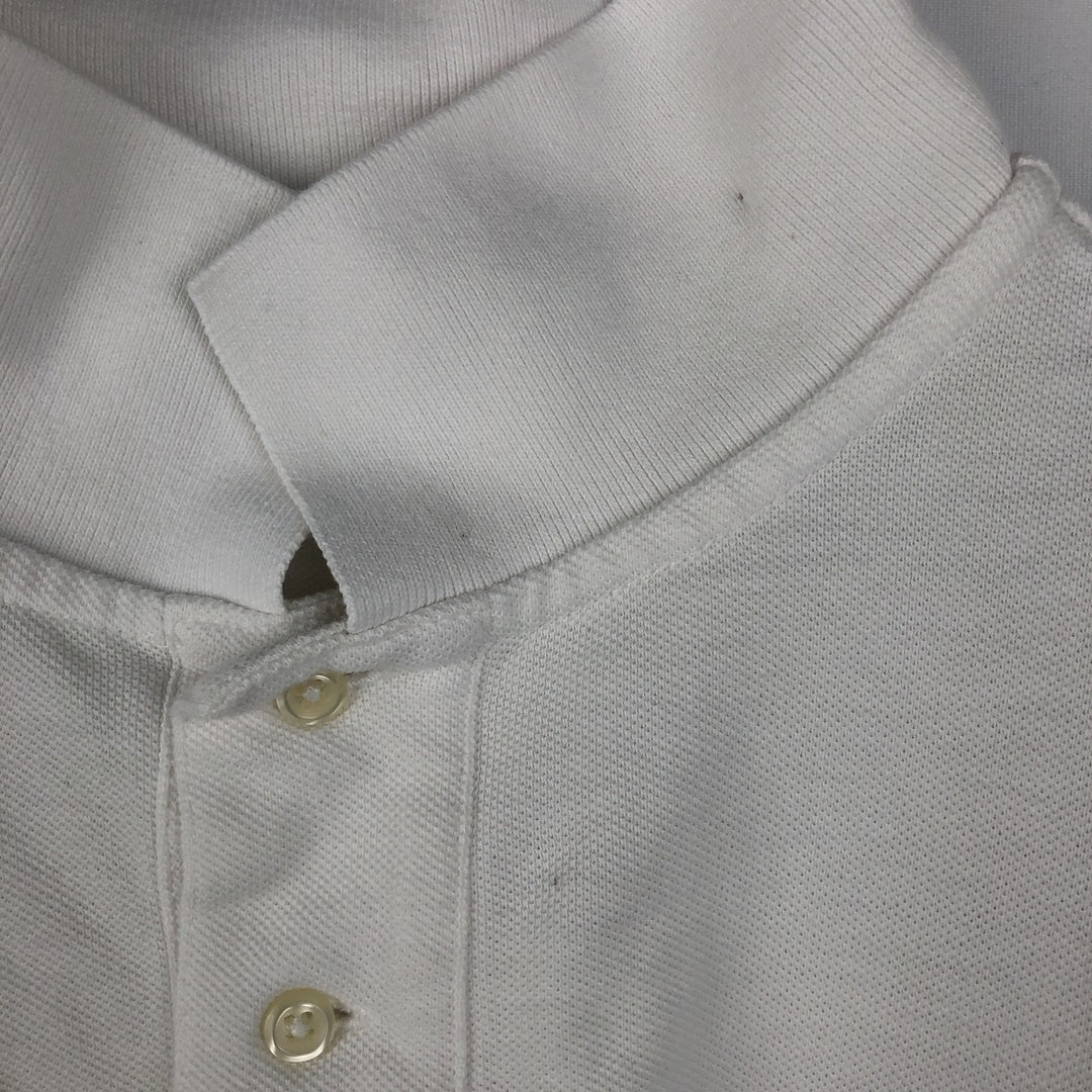 Ralph Lauren POLO RALPH LAUREN CLASSIC FIT short sleeve polo shirt men's XL equivalent cotton white type Vintage Second Hand