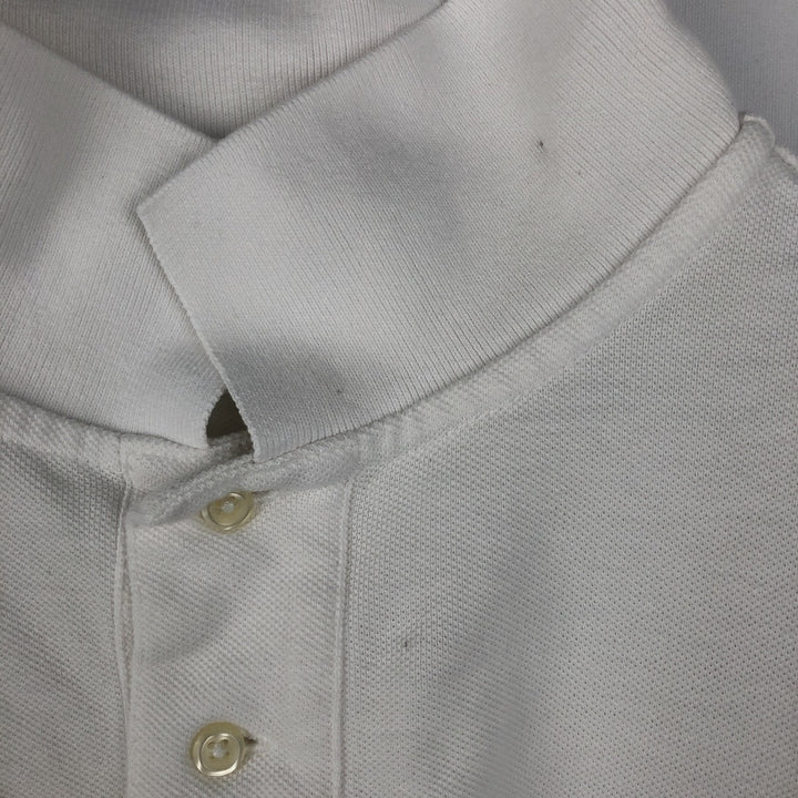 Ralph Lauren POLO RALPH LAUREN CLASSIC FIT short sleeve polo shirt men's XL equivalent cotton white type Vintage Second Hand