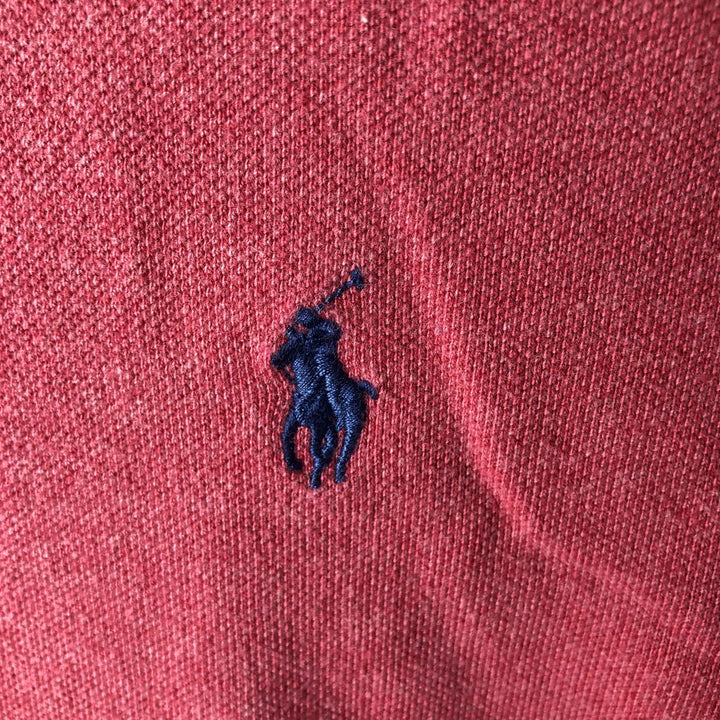 Ralph Lauren POLO RALPH LAUREN CUSTOM SLIM FIT short sleeve polo shirt men's XL equivalent cotton pink type Vintage Second Hand