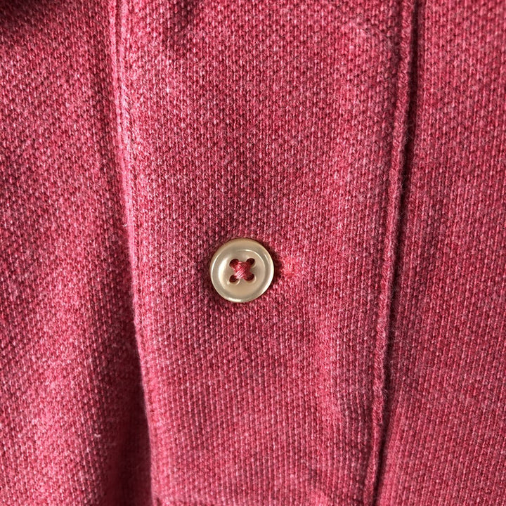 Ralph Lauren POLO RALPH LAUREN CUSTOM SLIM FIT short sleeve polo shirt men's XL equivalent cotton pink type Vintage Second Hand