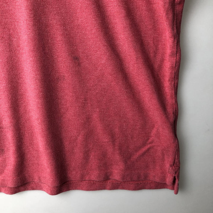 Ralph Lauren POLO RALPH LAUREN CUSTOM SLIM FIT short sleeve polo shirt men's XL equivalent cotton pink type Vintage Second Hand