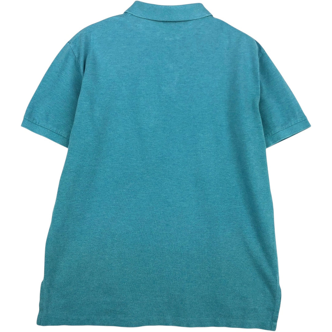 Ralph Lauren POLO by Ralph Lauren CLASSIC FIT short sleeve polo shirt, men's size L unclear Blue type light blue Vintage Second Hand