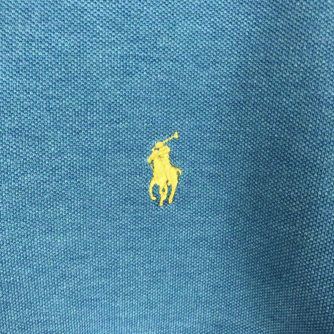 Ralph Lauren POLO by Ralph Lauren CLASSIC FIT short sleeve polo shirt, men's size L unclear Blue type light blue Vintage Second Hand